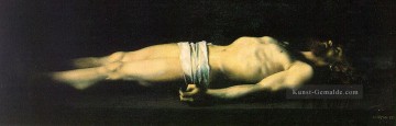 Klassischer Menschlicher Körper Werke - Jesus am Grab Nacktheit Jean Jacques Henner